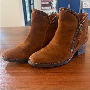 Born Brown Suede Ankle Boots